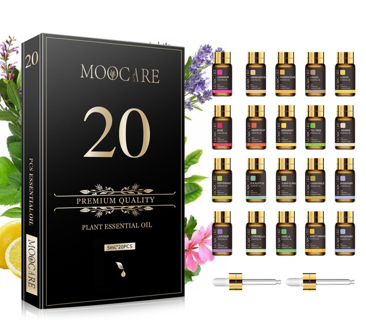 Pack 20 Huiles Essentielles