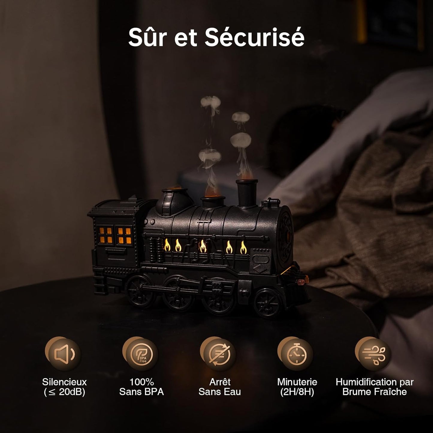 Cozalya™- Diffuseur Train Magique